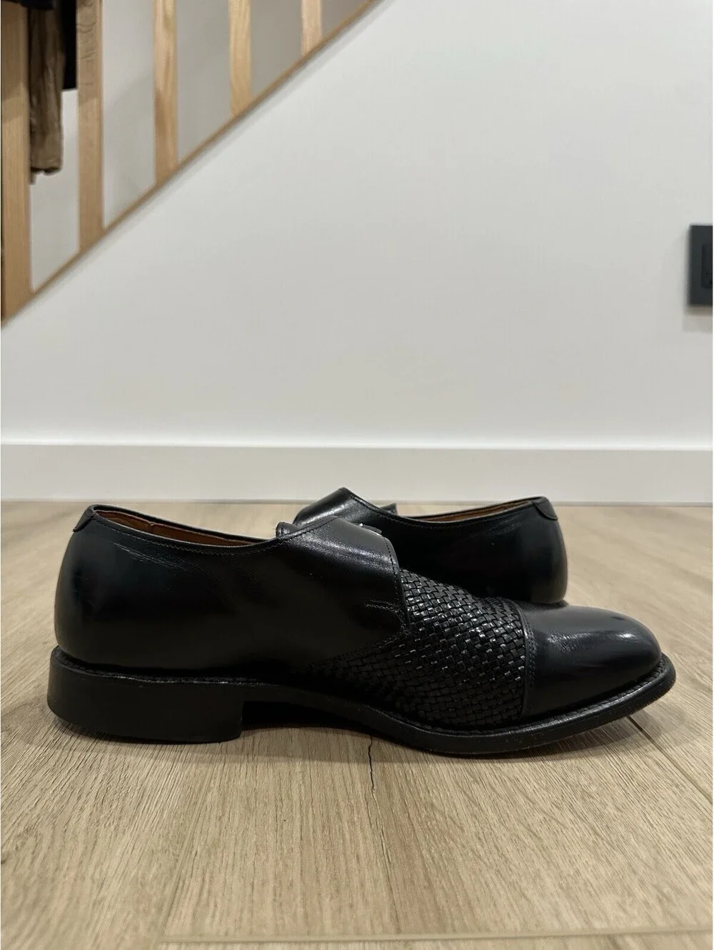 Allen Edmonds TULANE Monkstrap 8.5D Black